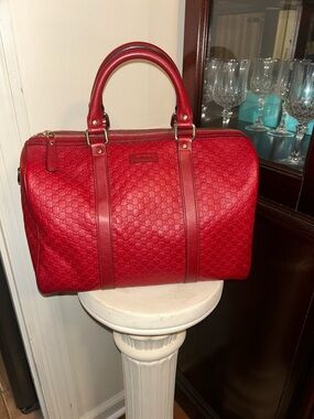Guccissima Leather Boston